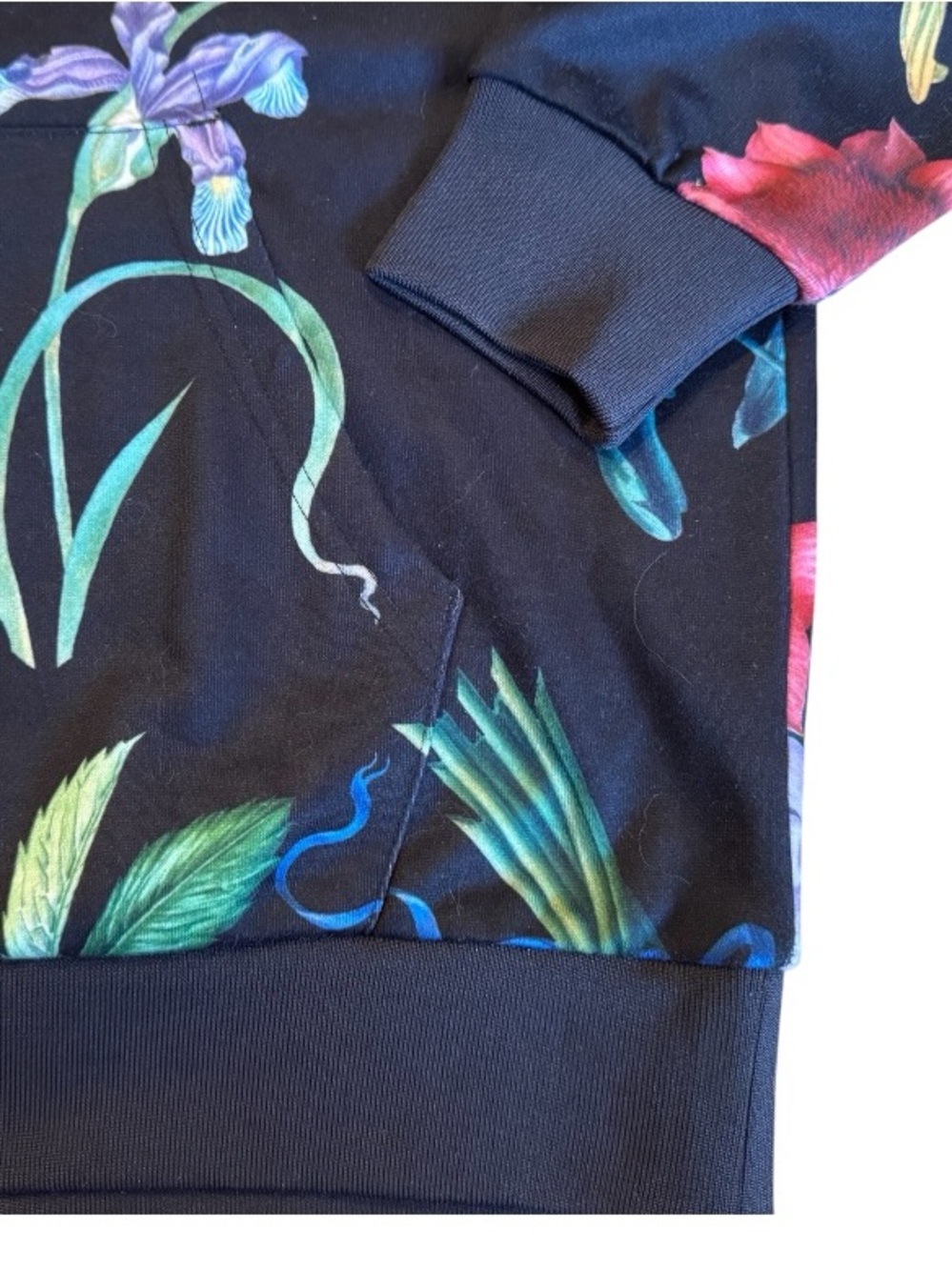 Ripndip Black Botanical Garden Floral Hoodie Men’s Small Skater Streetwear - Picture 6 of 13